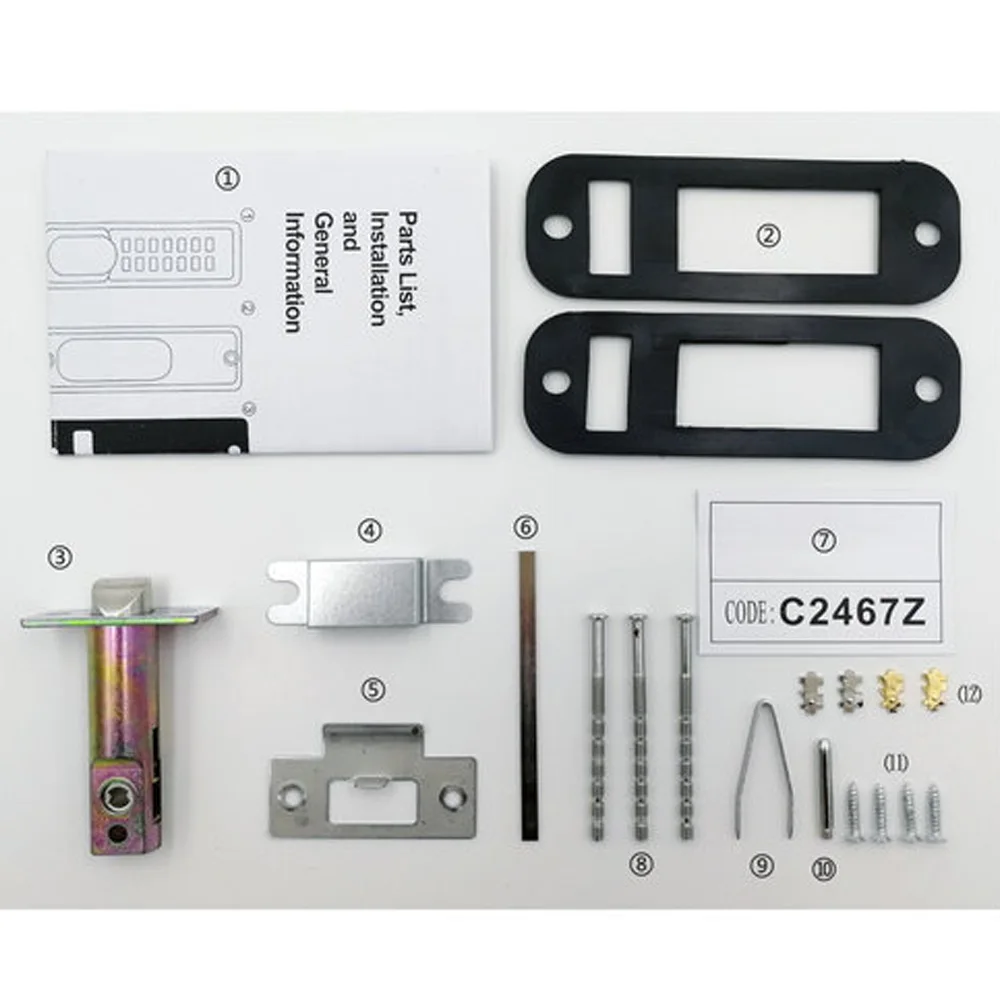 Механический цифровой дверной замок водонепроницаемая комбинированная