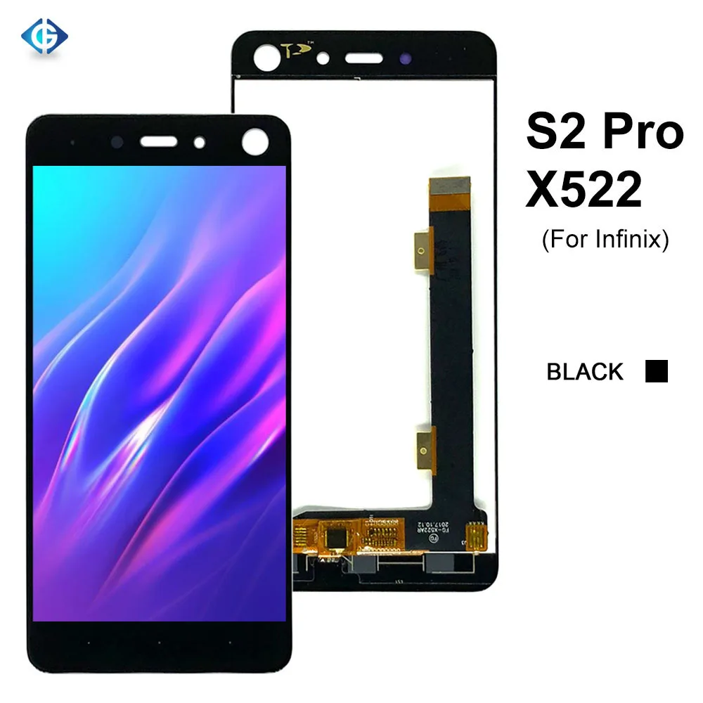 Дисплей 5 2 &quot1280x72 0 для Infinix S2 Pro X522 ЖК-дисплей с сенсорным экраном в сборе сменный |