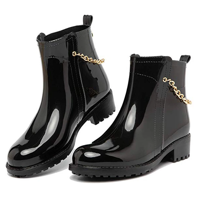 Обувь женская Ботинки женские весна Ботильоны Резиновые сапоги Челси Женские