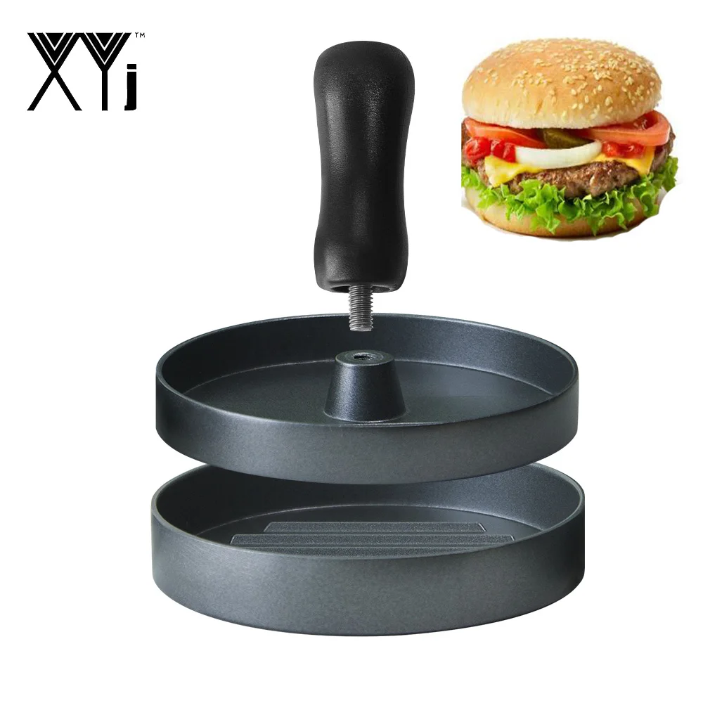 Xyj пресс для гамбургеров круглая форма антипригарная изготовление котлет шеф