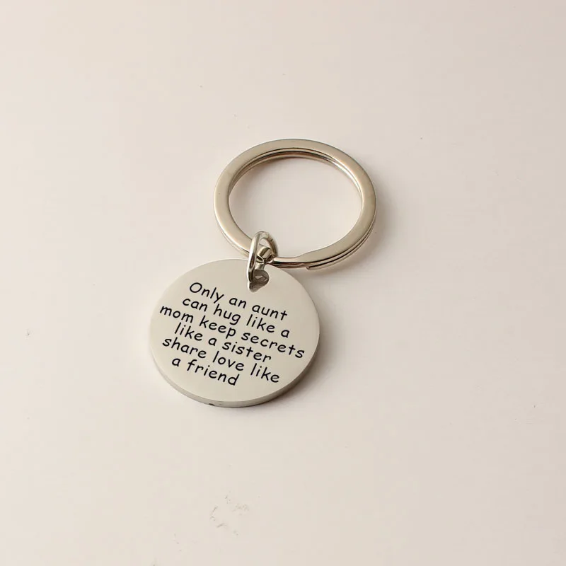 Новый стиль брелок из нержавеющей стали в подарок на День Благодарения для семьи