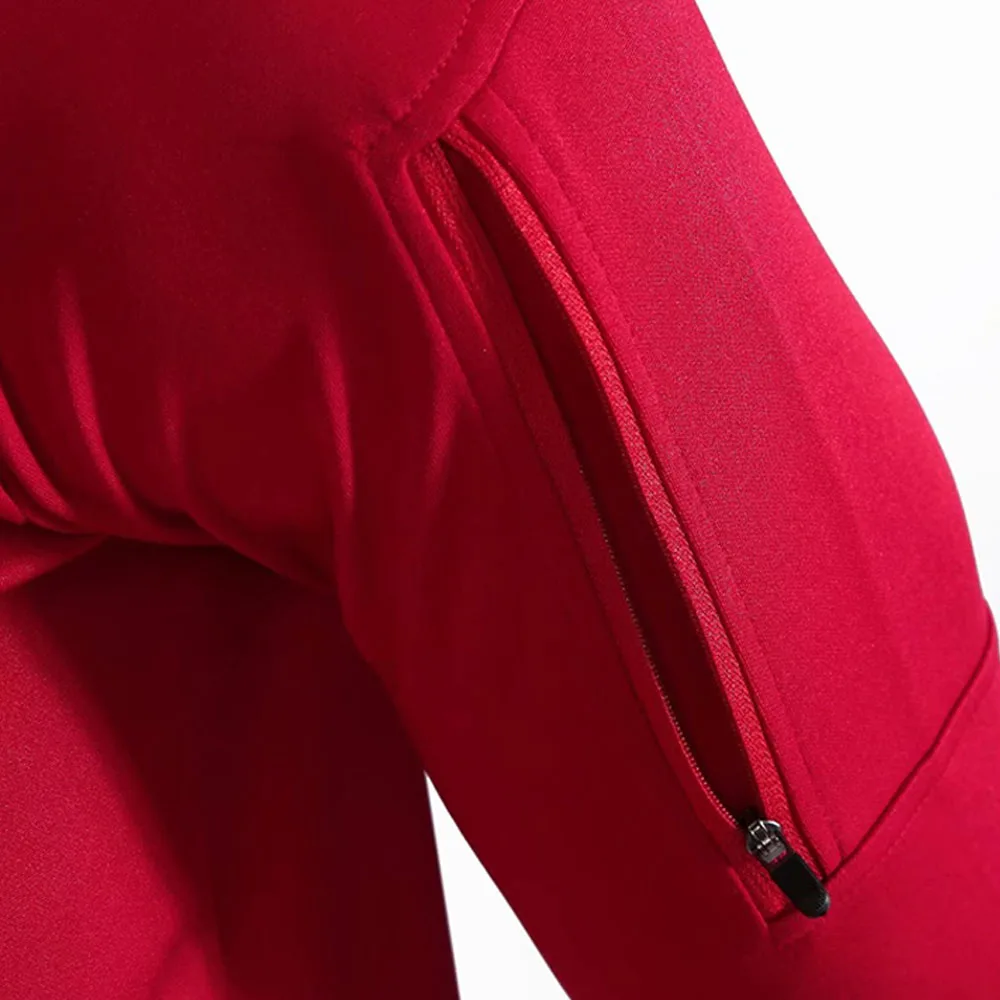 Тренировочный костюм на молнии с карманами для мальчиков 2019 Мужская зимняя