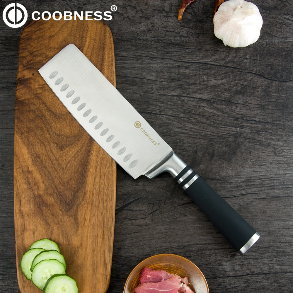 Поварской нож из нержавеющей стали ножи сантоку для нарезки хлеба универсальные