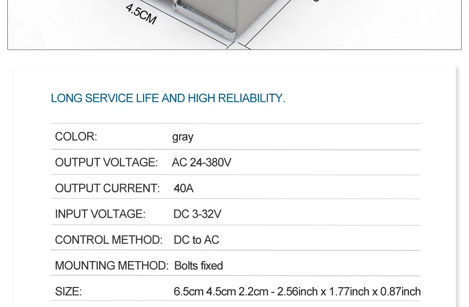 24 v-380 v 40a 250v Ssr-40da 3-32v Dc В Ac Ssr-40 Da Ssr мягкий пусковой модуль электромагнитного контактного реле твердотельное реле