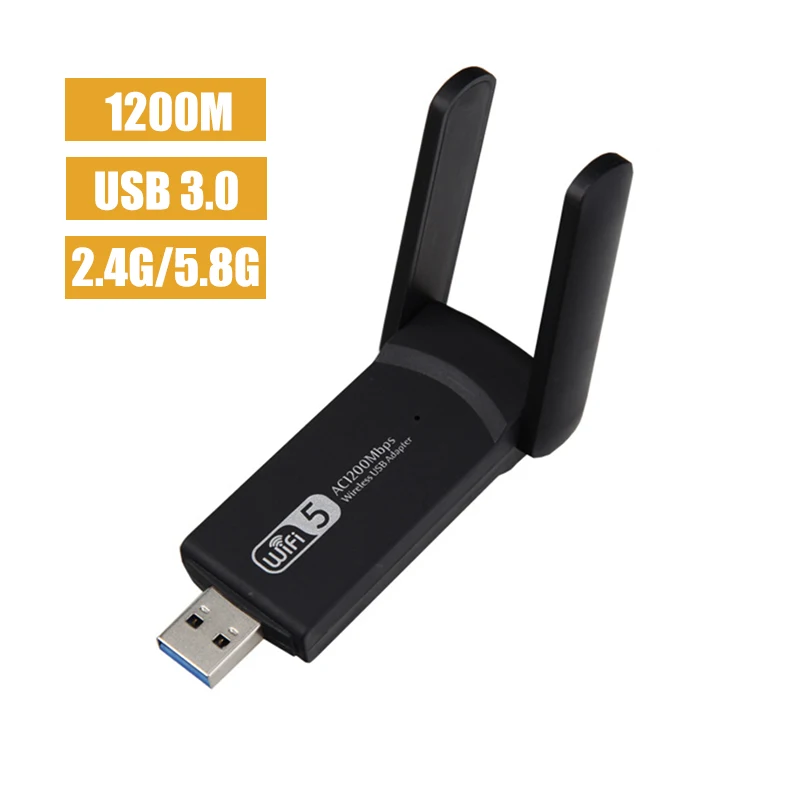 1200 Мбит/с быстрый беспроводной USB Wifi адаптер Бесплатный драйвер 3 0 LAN Ethernet