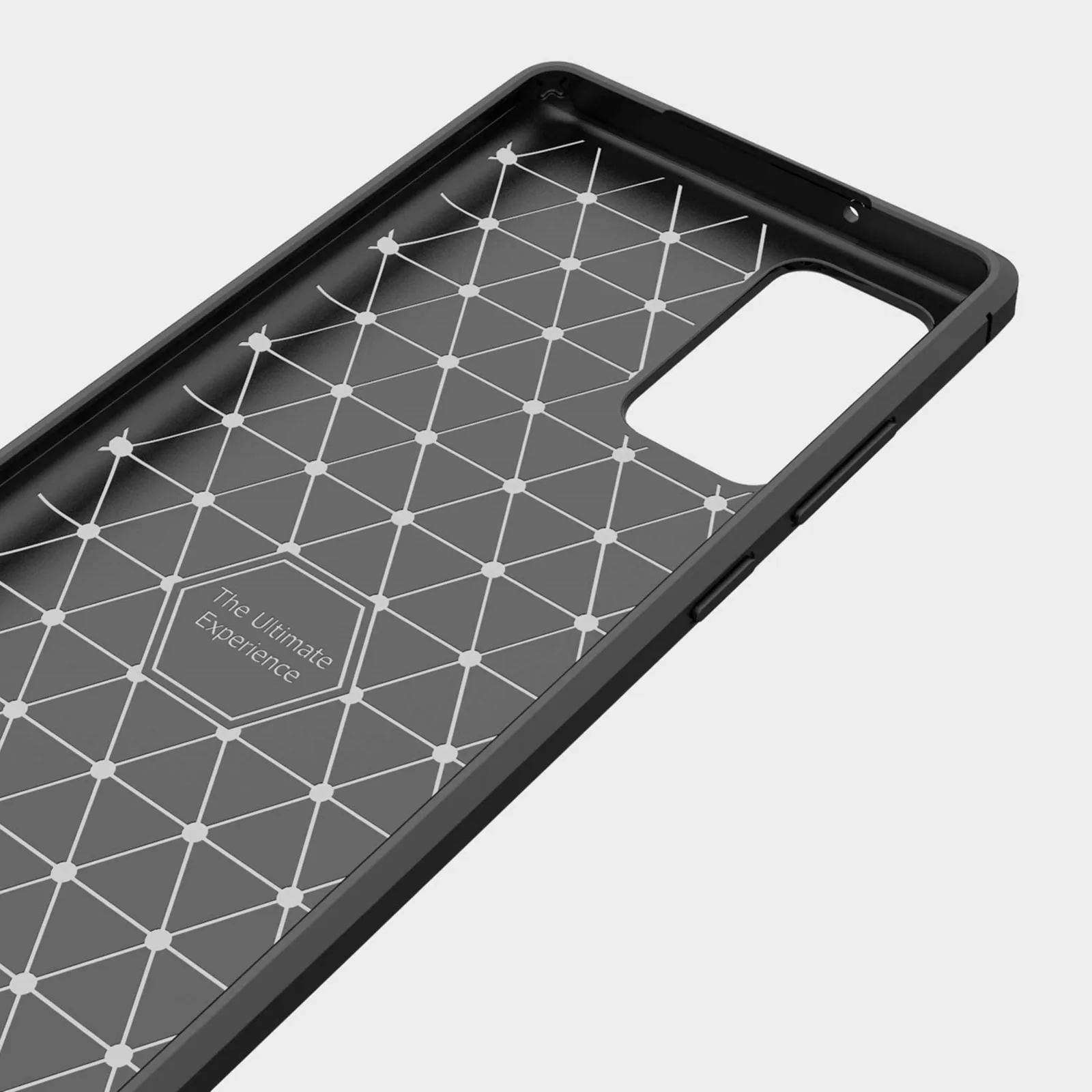 TIPS TODOPHONESTORE case compatible with XIAOMI-MI-10T / MI-10T-PRO silicone gel tpu case texture carbon fiber Black
