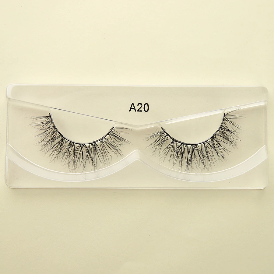 

Beeos 10/20/30/50pairs 3d Mink Eyelashes A style18mm Wispy Dramatic And Natural Faux Cils Beauty Make Up Tool Eyelash Extension