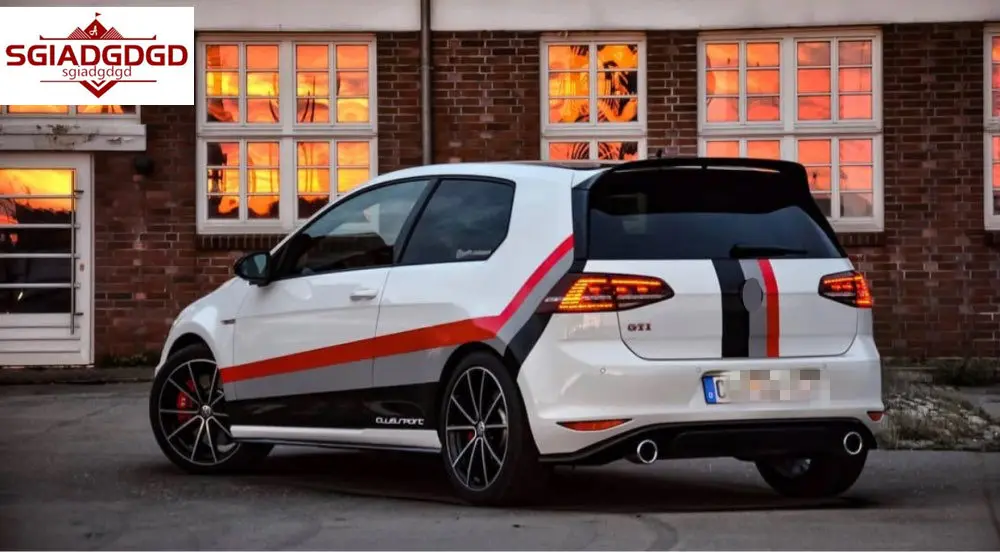 

Car stickers FOR Volkswagen Golf 6 Golf 7 GTI polo body exterior fashion customized stickers decals