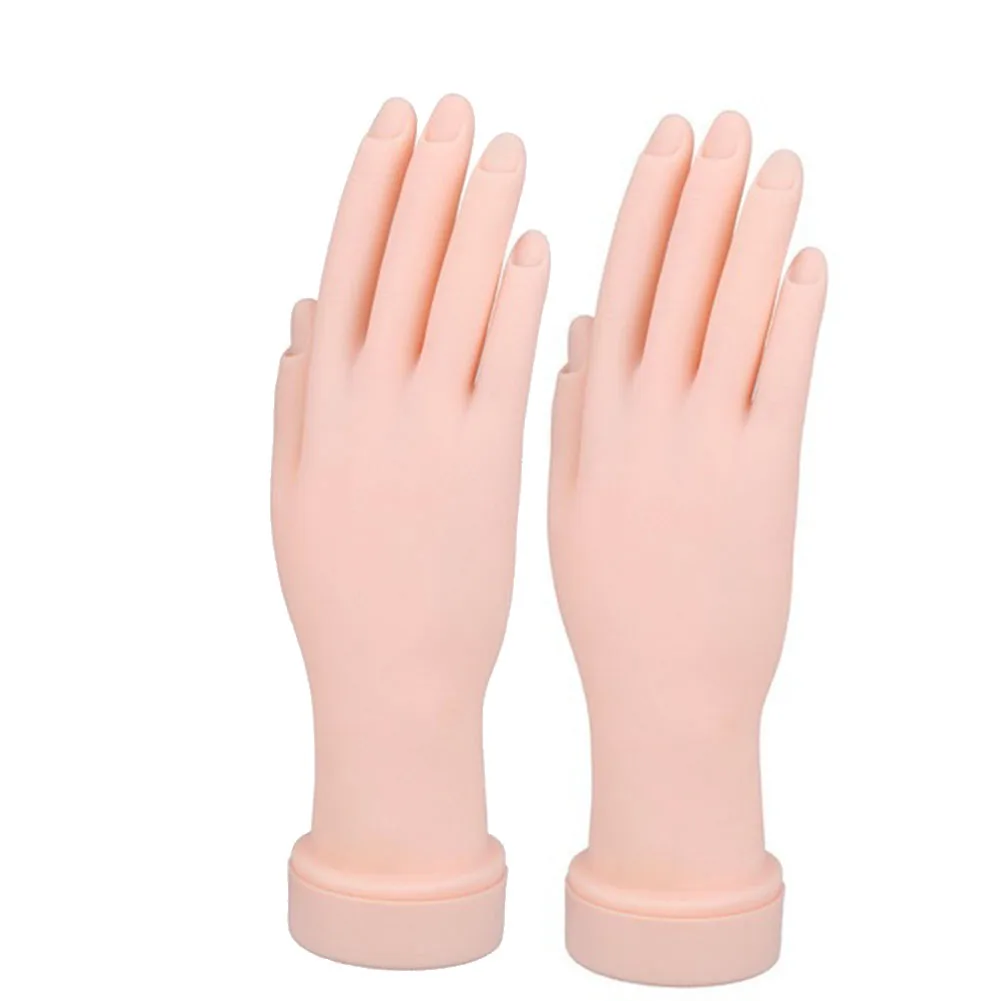 

Flexible Bendable Finger Decorative Hand Model Salon Reusable Professional Manicure Nail Art Practice Training Beginners Fake