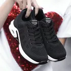 Женская обувь, новинка 2020, плетеная сетчатая обувь Fly, женская обувь, спортивная обувь, модная дышащая Студенческая обувь с воздушной подушкой, 0325