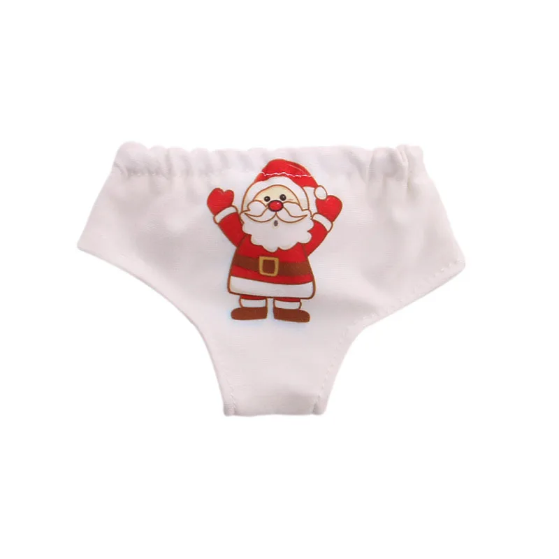 Santa Claus Новинка года, нижнее белье в виде куклы трусы для девочек, 18 дюймов, 45 см, 43 см, новая кукла, фламинго, Санта Клаус, олень рождественское - Цвет: Santa Claus