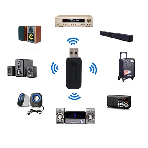 Bluetooth 2 0 + EDR 3 5 мм автомобильный беспроводной Aux аудио стерео музыкальный ресивер