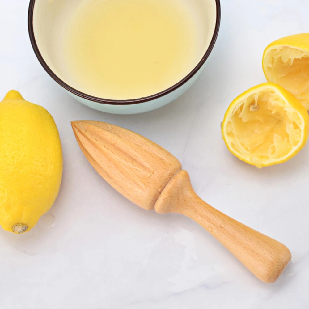 Деревянный Лимон соковыжималка Мини фрукты оранжевый экстрактор развертки