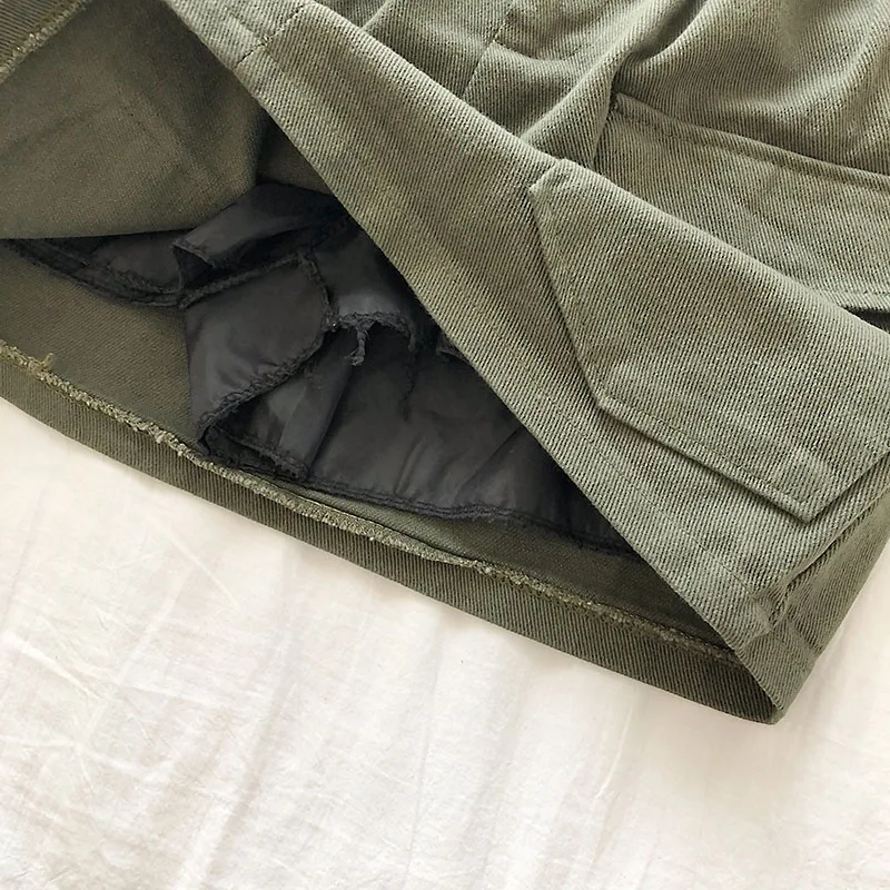 Летняя женская юбка GOPLUS винтажная черная трапециевидная мини в Корейском стиле с