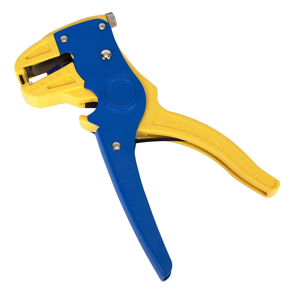 

Adjustable Automatic Wire Stripper 2 in 1 Stripping Cutter Pliers Knife 12-24 AWG Cable Stripper Tools Decrutation Pliers