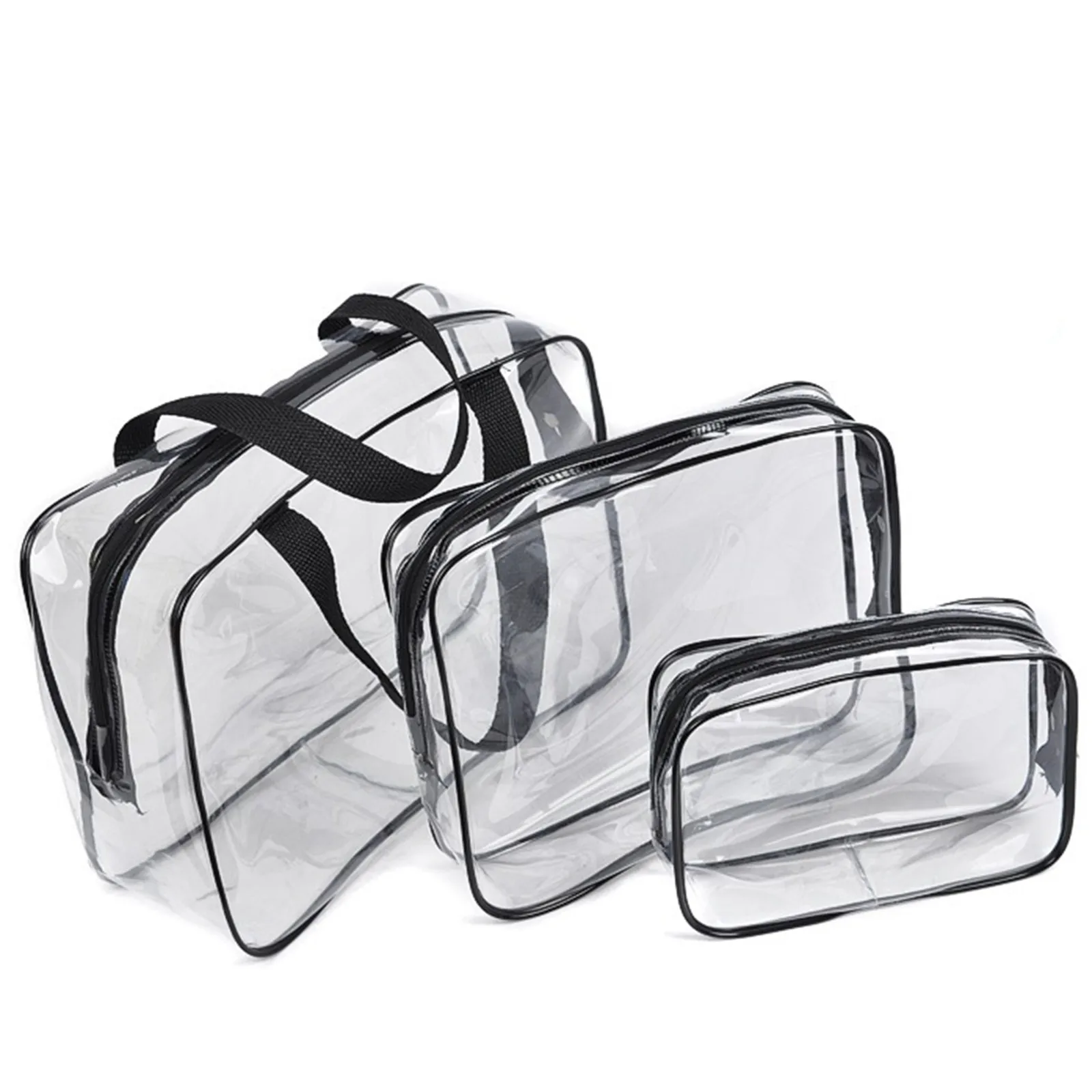 

Transparent Pvc Storage Bags Travel Organizer Clear Makeup Bag Beautician Cosmetic Bag Beauty Case Toiletry Bag Wash Bags #YJ