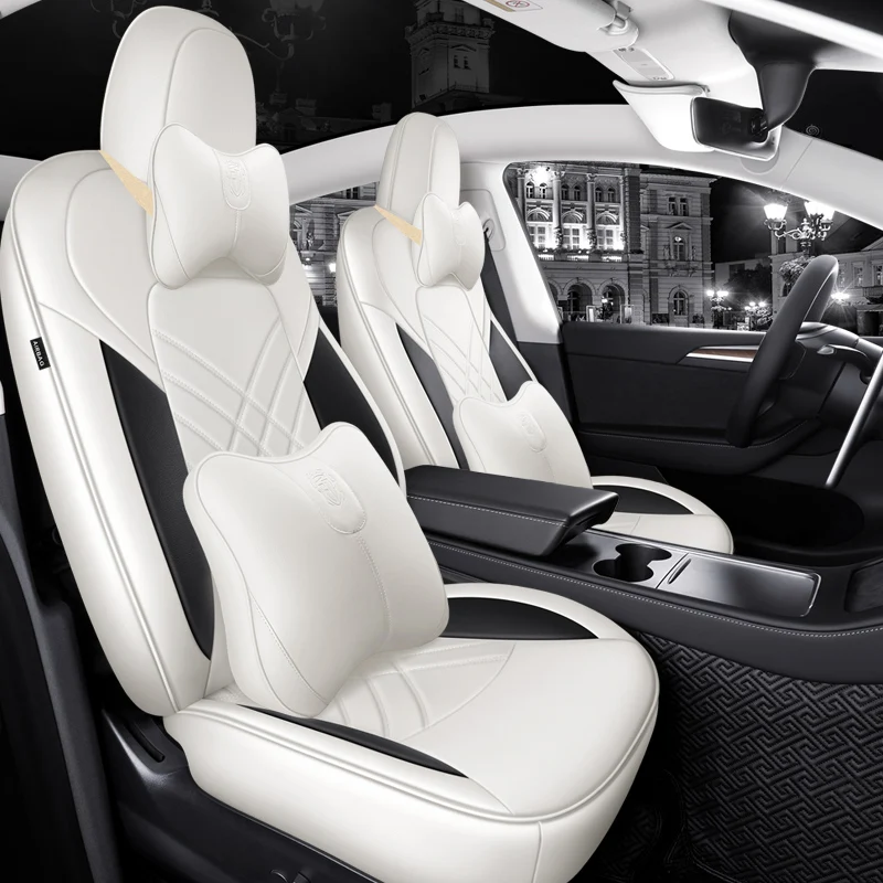 Factory Wholesale For Tesla 2020 2021 Model 3 Four Seasons Green Waterproof Dirt-resistant Interior Auto Accessories Seat Covers |