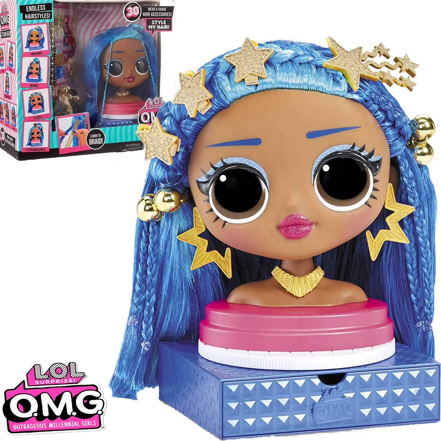 

LOL Surprise Omg Original Dolls Blind Box Styling Anime Figure Head Miss Independent Surprise Bratz Clothes Kids Toys Girls