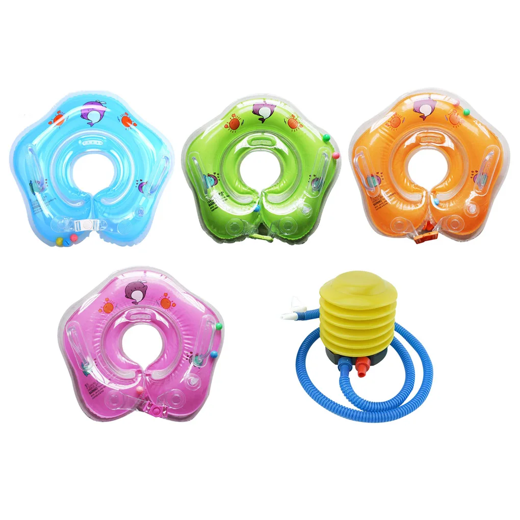 Дельфин детские Плавание ming горловое кольцо трубки Безопасность ПВХ детский
