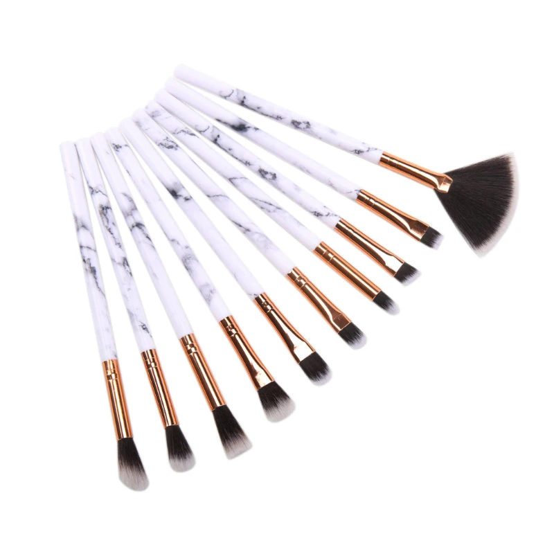 Набор кистей для макияжа 10 шт. набор профессиональных с мягкими волосами кисть