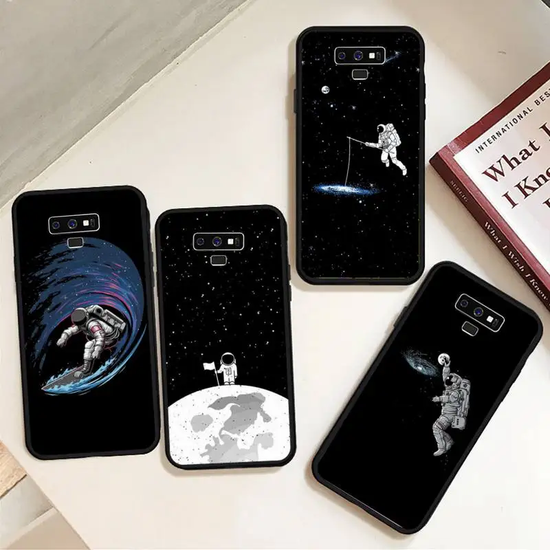 

Space astronaut universe Phone Case For Samsung A50 A51 A71 A20E A20S S10 S20 S21 S30 Plus ultra 5G M11 funda cover