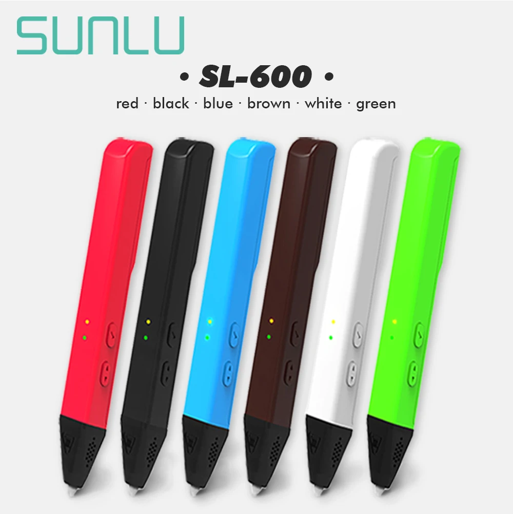 6 цветов 3D Ручка для принтера дети исследуют умное Искусство ремесло Мода Тонкий