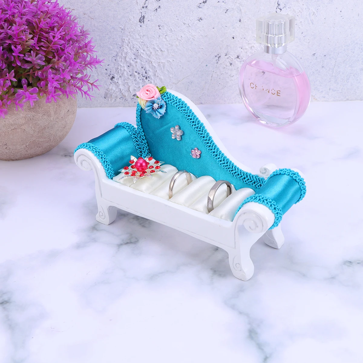 Держатель для хранения сережек милое кольцо подставка ювелирных изделий