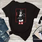 Футболка женская с принтом и коротким рукавом, с принтом