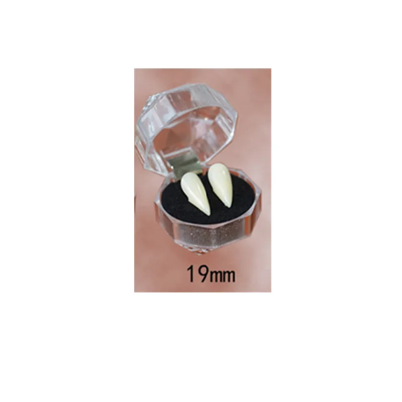 19mm dentures 1 пара таинственный Ангел эльфийские уши фея косплей аксессуары Хэллоуин Рождественская вечеринка латексные мягкие острые наконечники накладные уши реквизит - Цвет: 19mm dentures