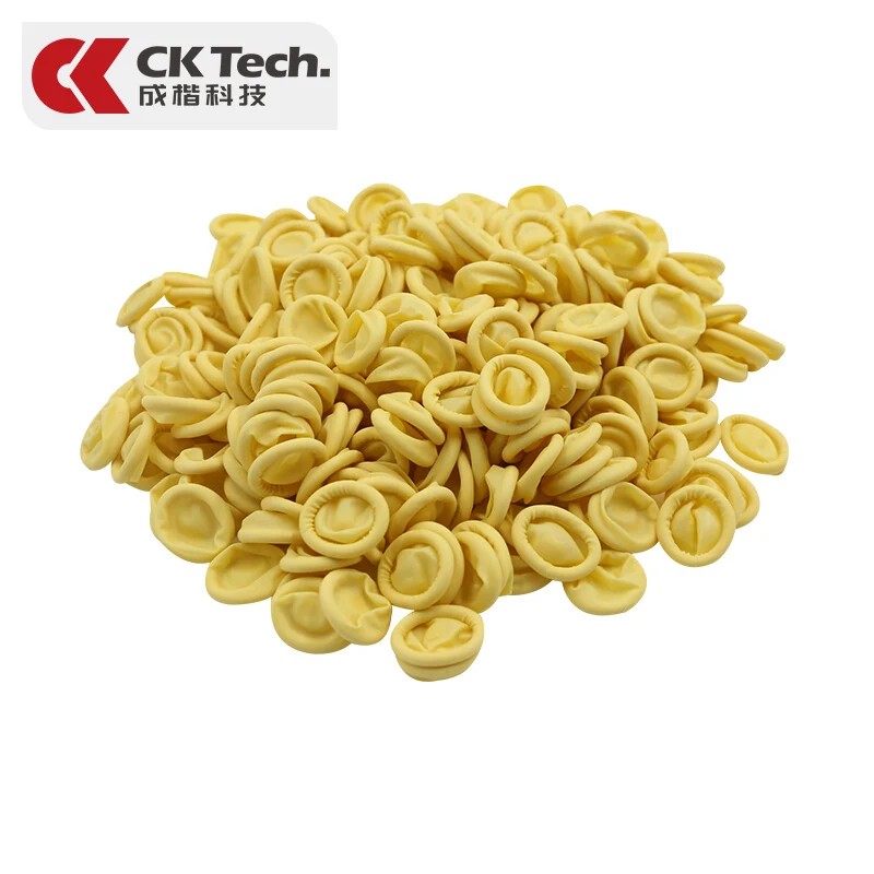 CK Tech. Одноразовые противоскользящие резиновые латексные палочки для наращивания