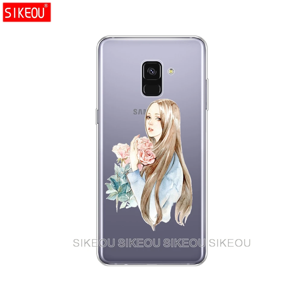 Мягкий чехол из ТПУ для телефона Samsung Galaxy A8 2018 A530 A530F силиконовый Plus A730 A730F