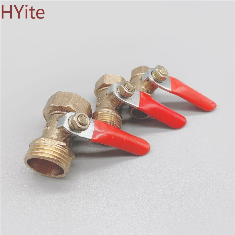 Латунный маленький шаровой клапан 1/8 дюйма 1/4 3/8 1/2 с внутренней/внешней резьбой