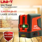 UNI-T LM570LD-II лазерный прибор для измерения уровня; Зеленый светильник портативный 2-проводной Перекрестия метравтоматическое выравнивание