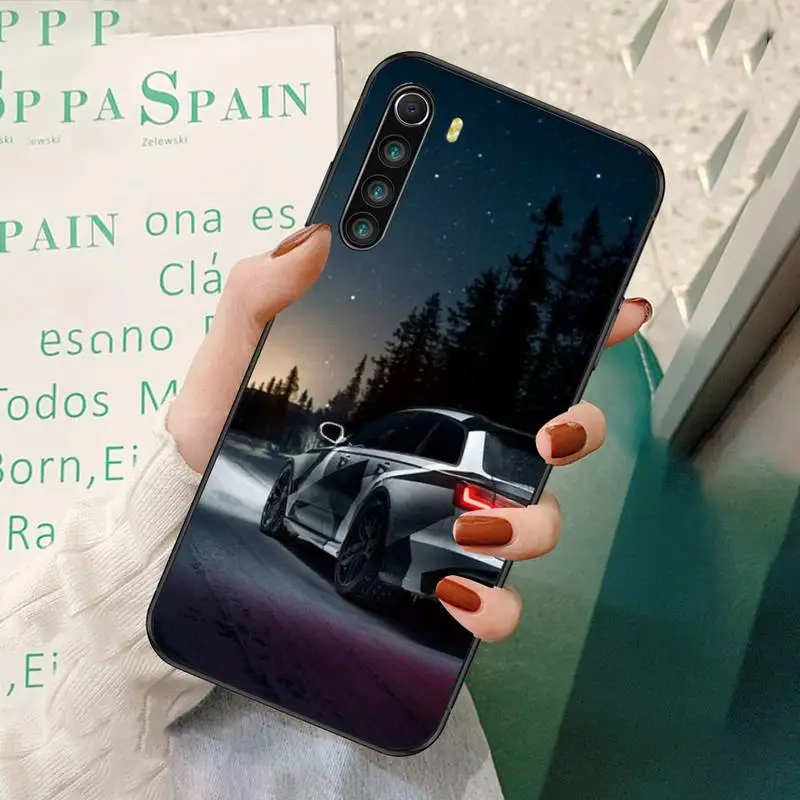 

0 Sports Cars Male Men Phone Case For Redmi 7 8 9 A K20 30 Pro Note 8 9 Pro 9s