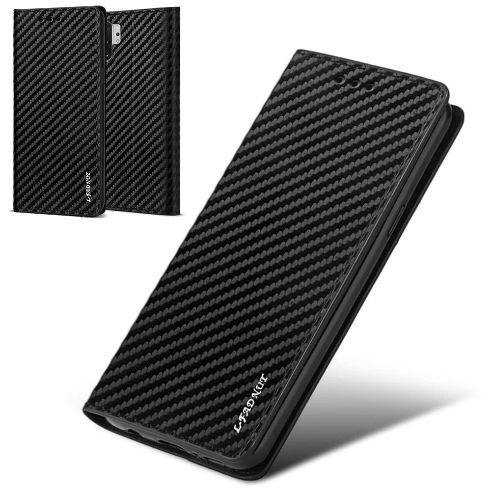 

Elegant Magnetic Flip Wallet Case For Sony Xperia XZ Premium Luxury Carbon Fiber Leather Cover X XA XA1 XZs 360 Protective Coque