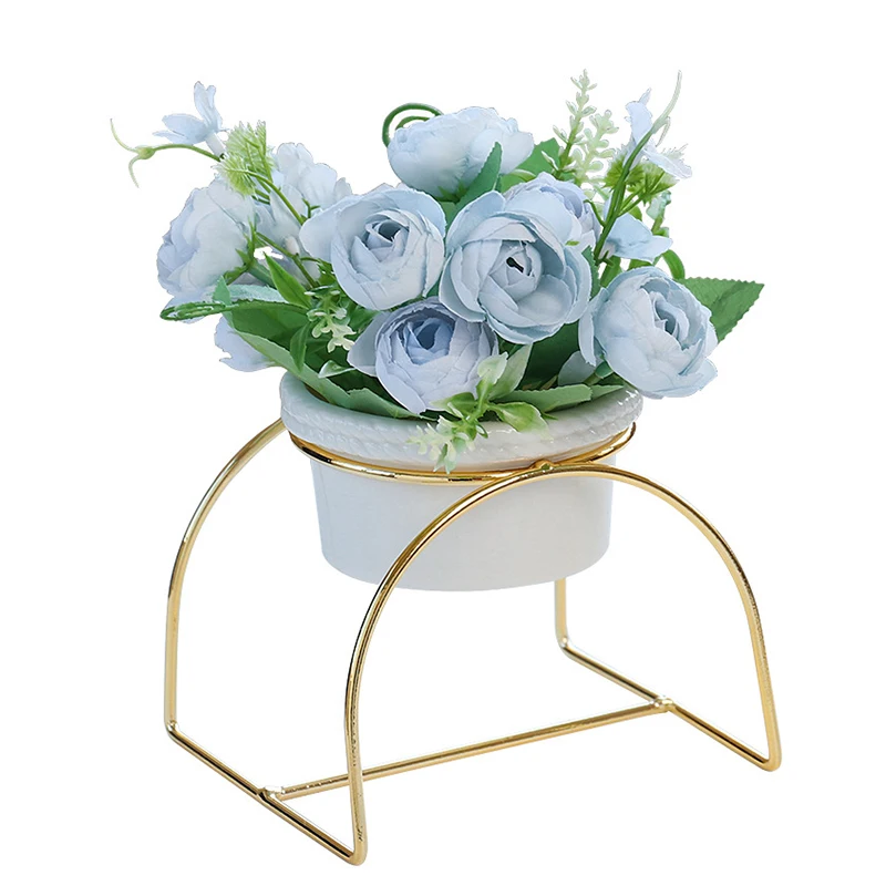 Оптовая продажа акционные цветные фигурки с металлической полкой аксессуары для