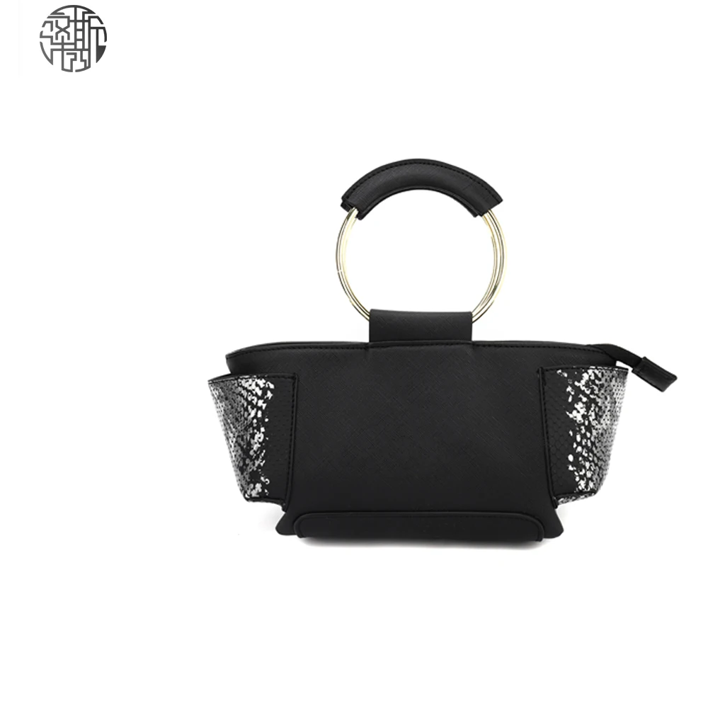 

Fashion Women Saffiano Leather Mix Snake Skin Leather Handbags Ladies Party Shopping Handbags Ladies