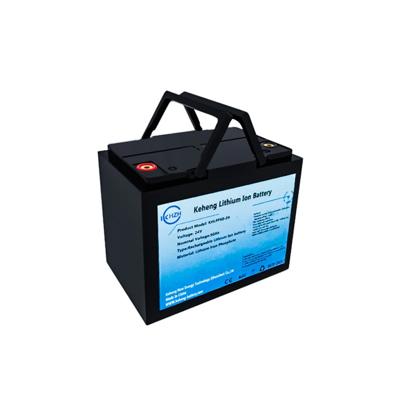 

2000cycles 24v 50ah Rechargeable LiFePO4 battery Pack for Inverter Solar system UPS electric tricycle