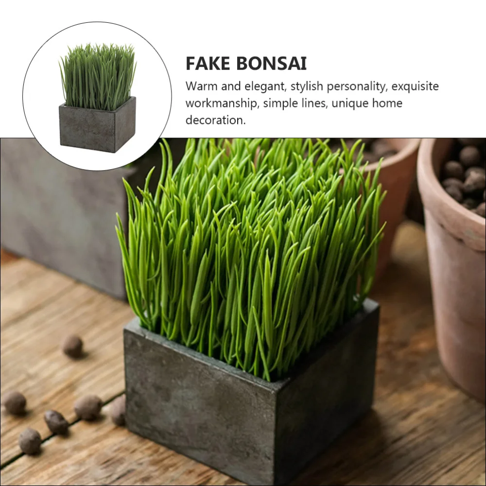 

Potted Plant Artificial Potted Bonsai for Home Party Office Table Decoration