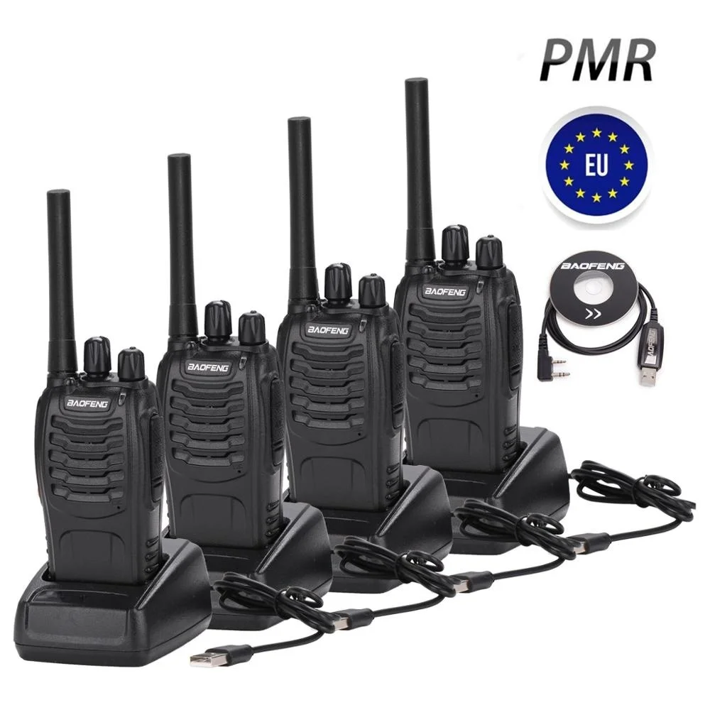 

4. Ранняя портативная рация Baofeng BF-88E Pmr 446 Вт Uhf 0,5 МГц 16 каналов портативная Любительская Двусторонняя радиосвязь с Usb зарядным устройством дл...