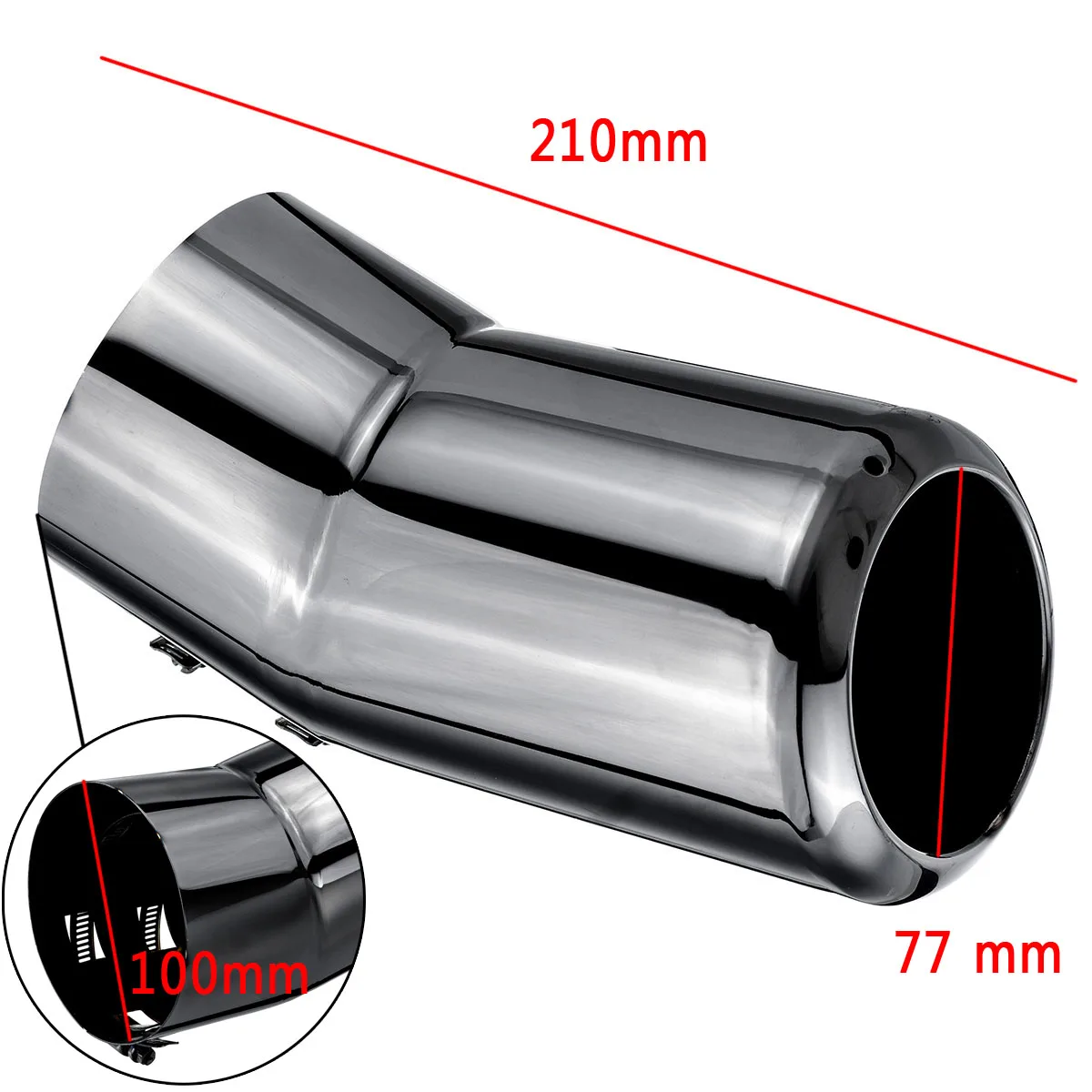 Наконечник глушителя выхлопной трубы из нержавеющей стали для Land Cruiser 200 LC200 LEXUS 570