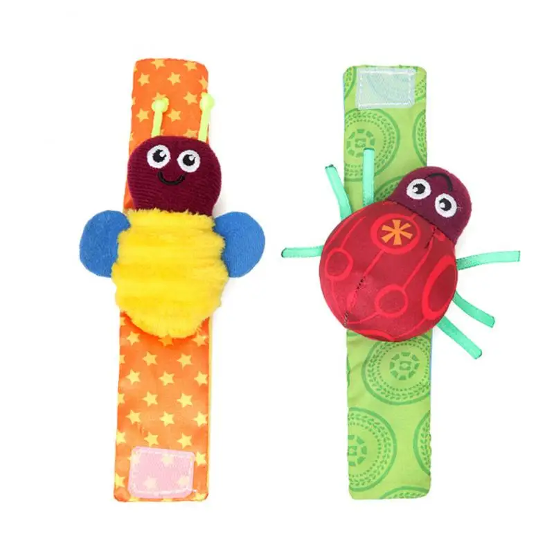 Детские часы погремушки игрушки для малышей мальчиков и девочек милые животные