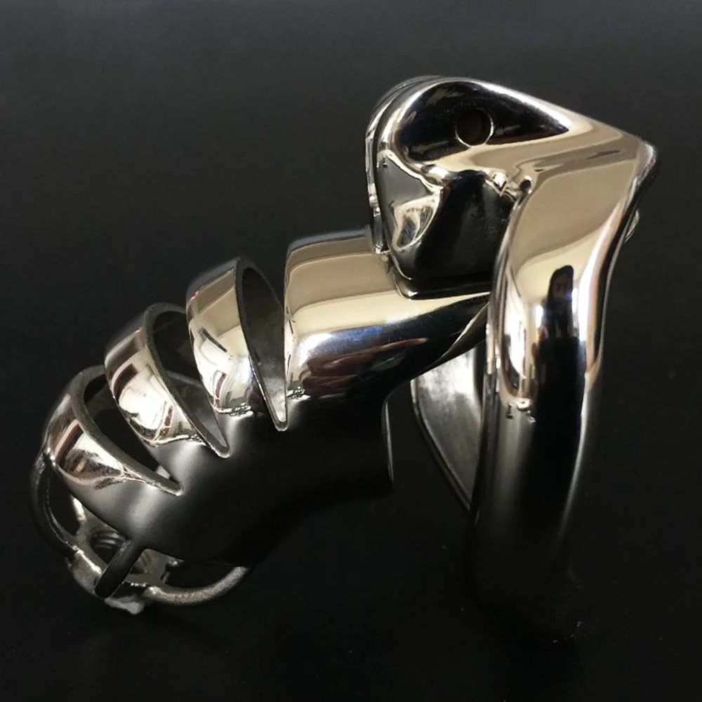 Новая маленькая клетка для пениса из нержавеющей стали мужское устройство