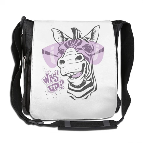 

Холщовая дамская сумочка-тоут с принтом «Зебра»