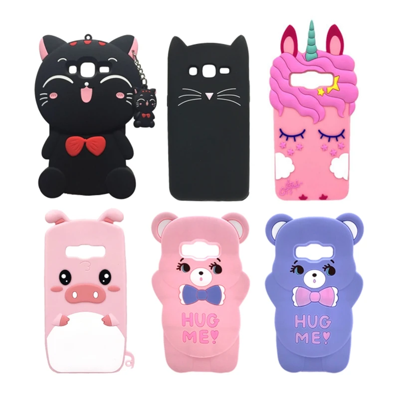 

Cover Case For Samsung Galaxy J5 2015 J500 J500H J500F Cover Silicone 3D Cartoon Phone Bag Case For Samsung J5 2015 J500 5.0"