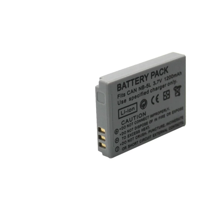 

Suitable Can SX200 210 220 230 IXUS850 990 980 970 960 NB-5 L battery
