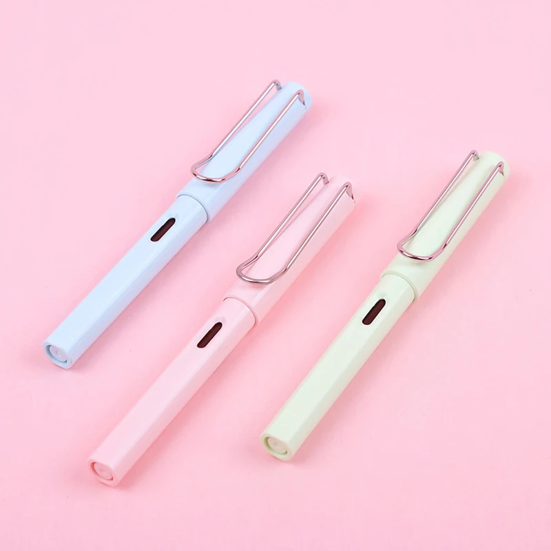 Ручка перьевая Макарон 1 шт. коррекция осанки для студентов чернильные ручки с