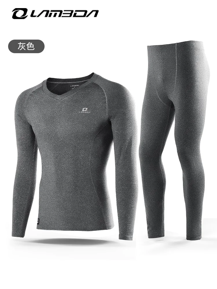 Осенне-зимнее кашемировое теплое нижнее белье для спорта на открытом воздухе