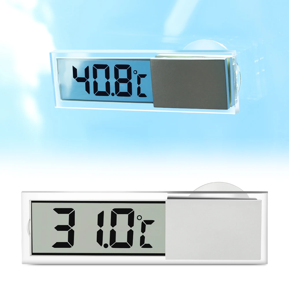 Автомобильный цифровой оконный термометр для BMW E90 F30 F10 Audi A3 A6 C5 C6 Opel Insignia Alfa Romeo