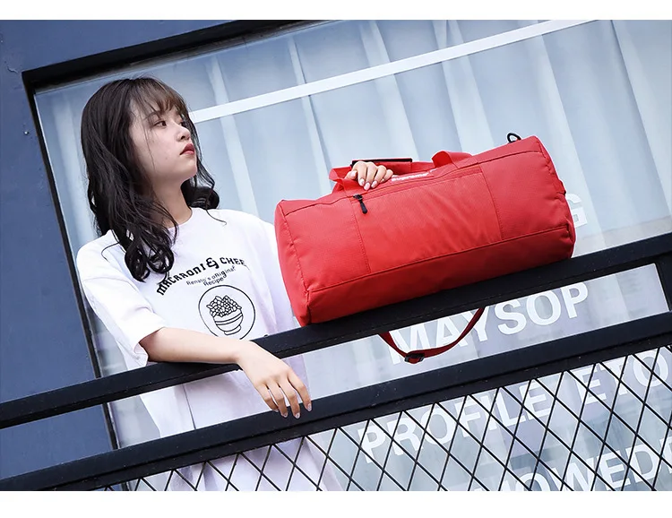 

Sports Fitness Handbag Large Capacity Bucket Travel Bag Multi-Function Men and Women basketball bag travel duffel bag for women